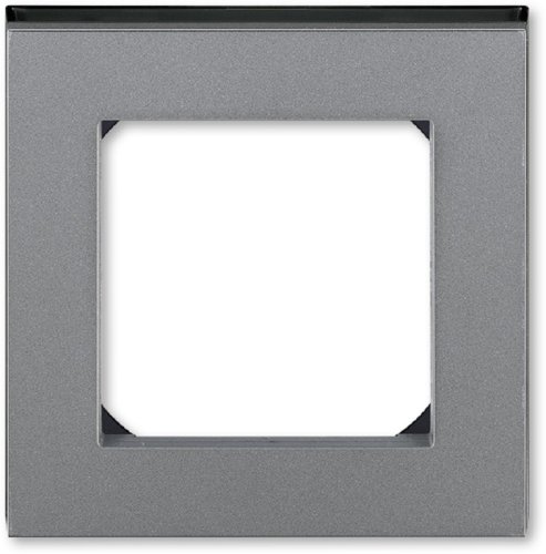 Рамка универсальная ABB EPJ Levit 1-м. сталь/дымчатый чёрный фото Рамка универсальная ABB EPJ Levit 1-м. сталь/дымчатый чёрный картинка